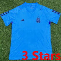 2023 Argentina Blue 3 Start Training Jersey 3星