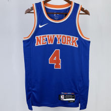2023/24 NY Knicks ROSE #4 Blue NBA Jerseys