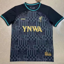 2023/24 LFC x YMWA Black Fans Soccer Jersey