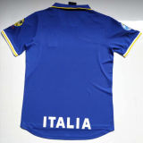 1996 Italy Home Blue Retro Soccer Jersey