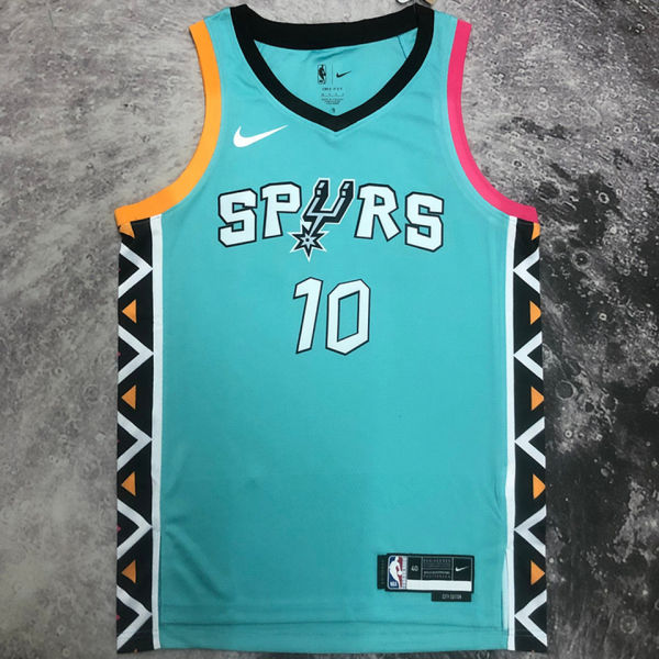 2023/24 Spurs SOCHAN #10 Light Green City Edition NBA Jerseys