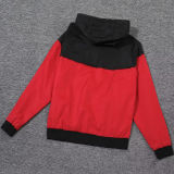 2023/24 AC Red Black Windbreaker