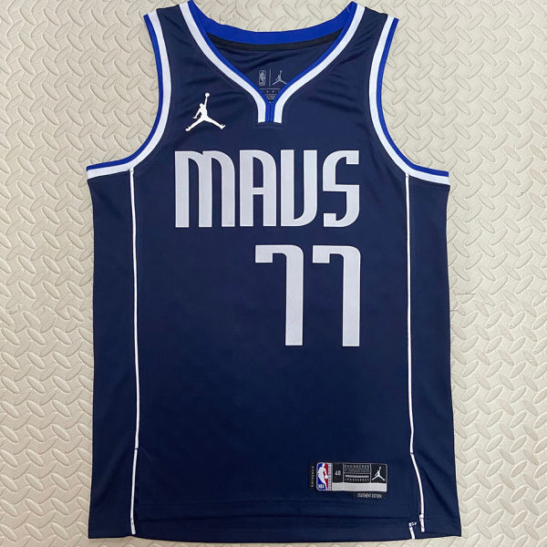 Mavericks DONCIC #77 Blue NBA Jerseys