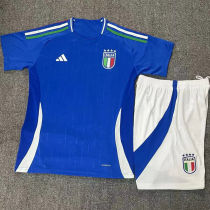 2024 Italy Home Blue kids Soccer Jersey