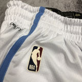 2023 Lakers White Retro NBA Pants