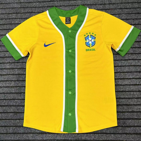 2023/24 Brazil Home Concept Edition Yellow Jersey