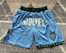 Timberwolves Blue Four Bags NBA Pants