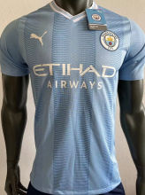 2023/24 Man City Home Blue Player Version Jersey