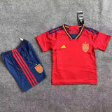 2022/23 Spain Home Red Kids Jersey