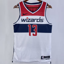 2023/24 Wizards POOLE #13 White Home NBA Jerseys