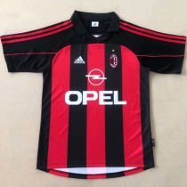 2000/02 AC Milan Home Retro Soccer Jersey