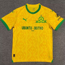 2023/24 Mamelodi Sundowns Yellow Fans Soccer Jersey 马梅洛迪日落
