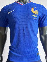 2024//25 France Home Blue Player Version Soccer Jersey
