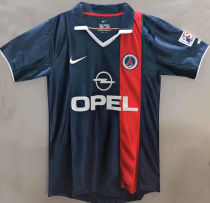 2001/2002 PSG Home Retro Soccer Jersey