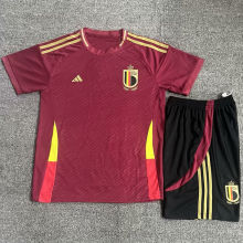 2024/25 Belgium Home Red Kids Soccer Jersey