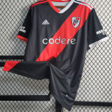 2023/24 River Plate Third Black Fans Soccer Jersey