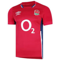 2021/22 England Away Red Rugby Shirt 英格兰