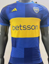 2023/24 Boca Home Blue Player Version Soccer Jersey