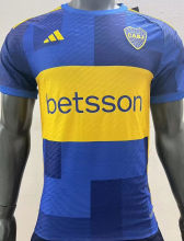 2023/24 Boca Home Blue Player Version Soccer Jersey