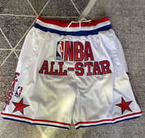 ALL STAR White Retro Four Bags NBA Pants
