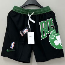 2023/24 Celtics Black NBA Cotton Pants