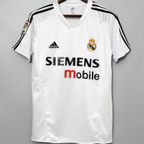 2004-2005 RM White Home Retro Soccer Jersey