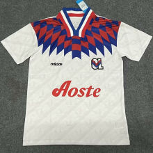 1995/96 Lyon Home White Retro Soccer Jersey