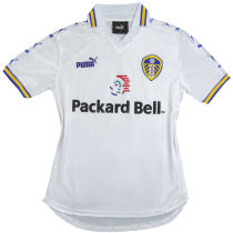 1998/99 Leeds United Home White Retro Soccer Jersey