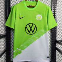 2023/24 Wolfsburg Home Green Fans Soccer Jersey