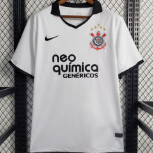 2011 Corinthians Home White Retro Soccer Jersey
