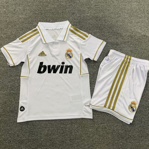 2011/12 RM Home Retro Kids Soccer Jersey