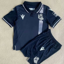 2023/24 Real Sociedad Away Kids Soccer Jersey