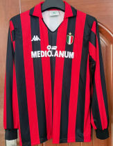 1988/89 AC Milan Home Long Sleeve Retro Jersey