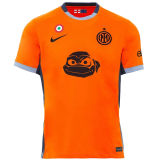 2023/24 In Milan x Ninja Turtles Third Orange Fans Soccer Jersey 忍者神龟版