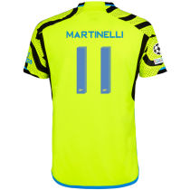 MARTINELLI #11 ARS 1:1 Quality Away Fans Jersey 2023/24 (UCL Font)