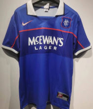1997/99 Rangers Home Retro Soccer Jersey