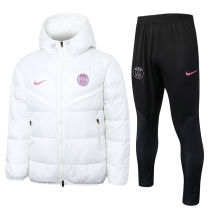 2024 PSG White Cotton Jacket （A Set）