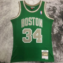 2007/08 Celtics PIERCE #34 Retro Green NBA Jerseys热压