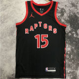 2023 Toronto Raptors CARTER #15 Black NBA Jerseys