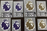 2023/24 Premier League Rubber Gold Patch + No room For racism 新 英超胶章 +黑色条 (You can buy it Or tell me to print it on the Jersey )