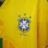 1994 Brazil Home Yellow Retro Soccer Jersey