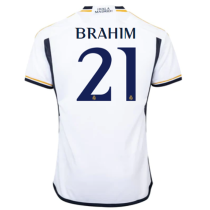 BRAHIM #21 RM Home 1:1 Quality Home Fans Jersey 2023/24
