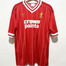 1981/82 LFC Home Red Retro Soccer Jersey