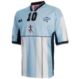 Maradona #10 Argentina Home Retro Soccer Jersey 2001有名有号 ★★