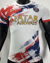 2024/25 PSG Away White Player Version Soccer Jersey