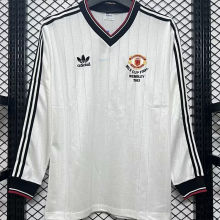 1983 M Utd FA CUP FINAL Long Sleeve Retro Soccer Jersey