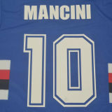 1990/91 Sampdoria Home Retro Soccer Jersey