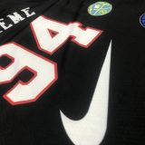 Supreme X Nike NBA Black Jerseys Hot Pressed