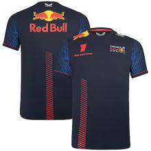 2023/24 Red Bull Racing No.1 Black F1 Team T-Shirt (号码 1 圆领)