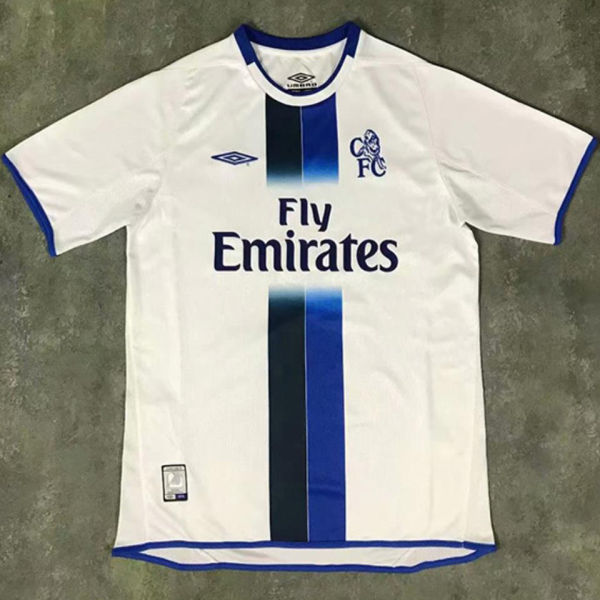 2003-2005 CFC Away White Retro Soccer Jersey